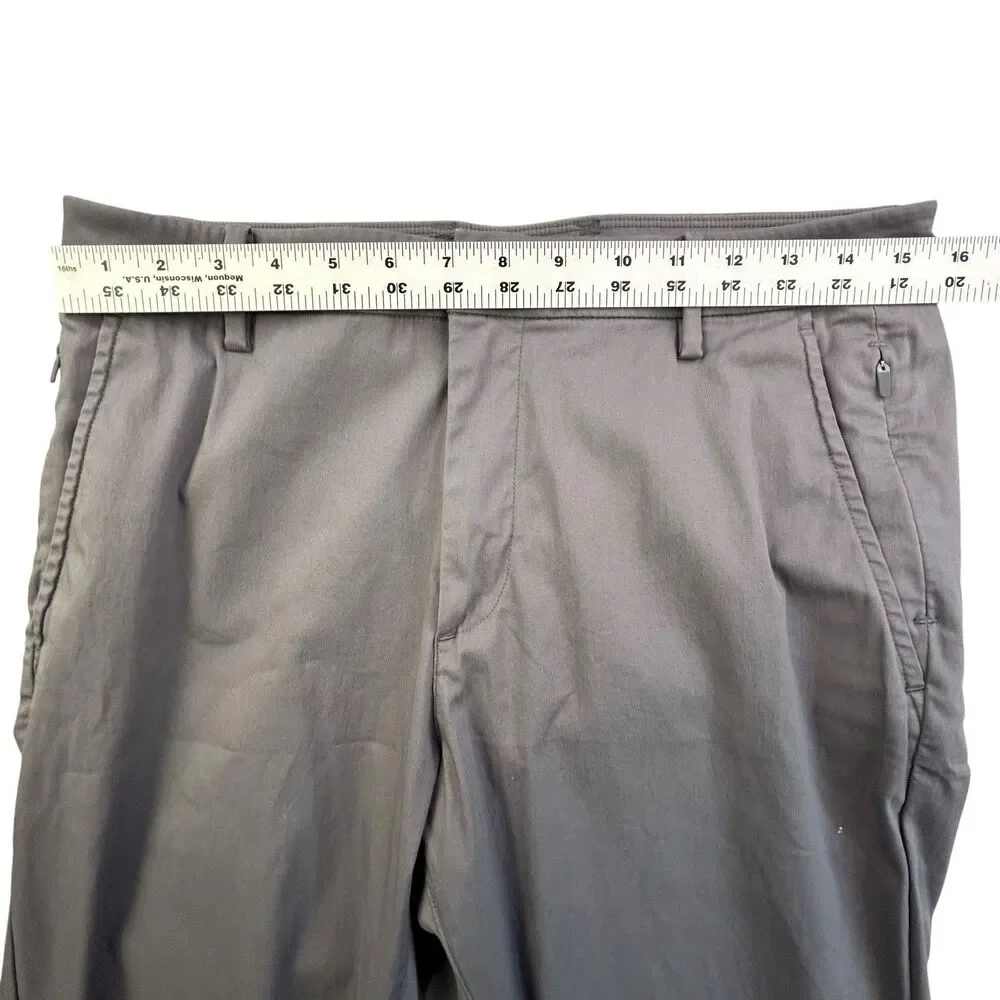 Birddogs Pants Mens 32x29* Gray Performance Stretch Chino Boomstick Unlined